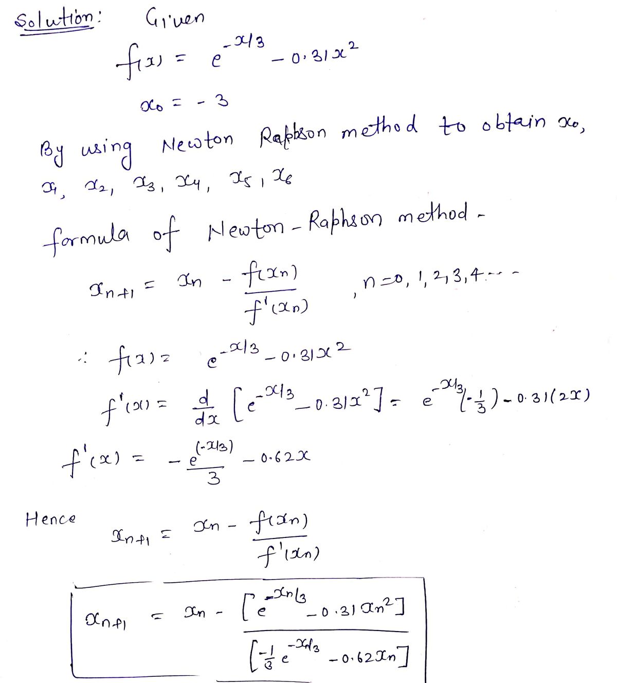 Advanced Math homework question answer, step 1, image 1